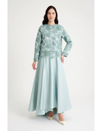 SC Flower Skirt Set Mint