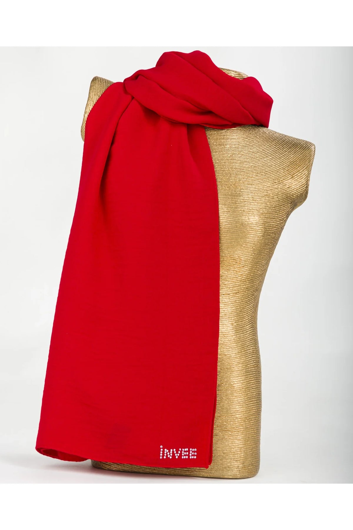 Invee Jazz Shawl Red