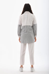 CML Striped Detailed Set Black