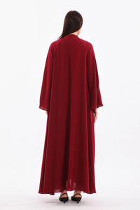 SC Paris Abaya Set Burgundy