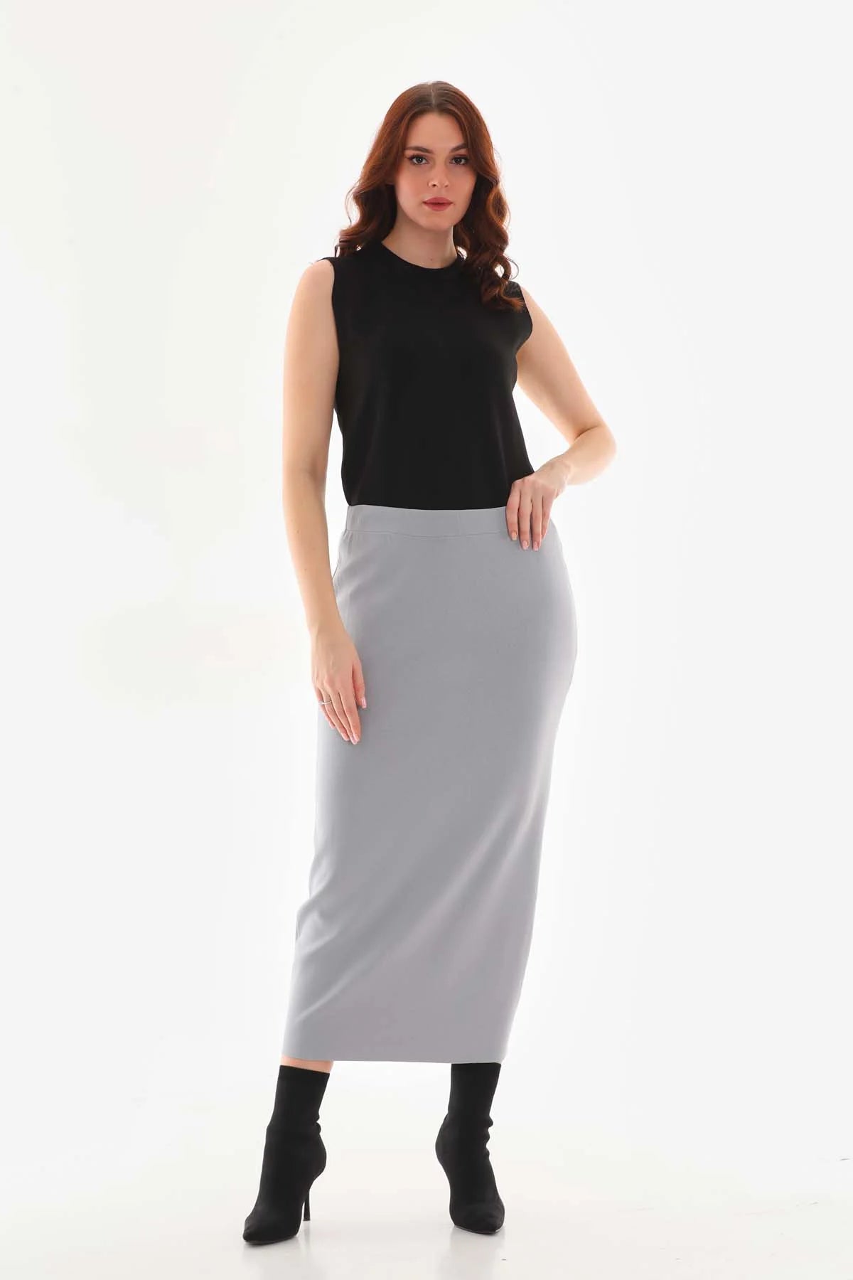 NLW Pencil Skirt Gray