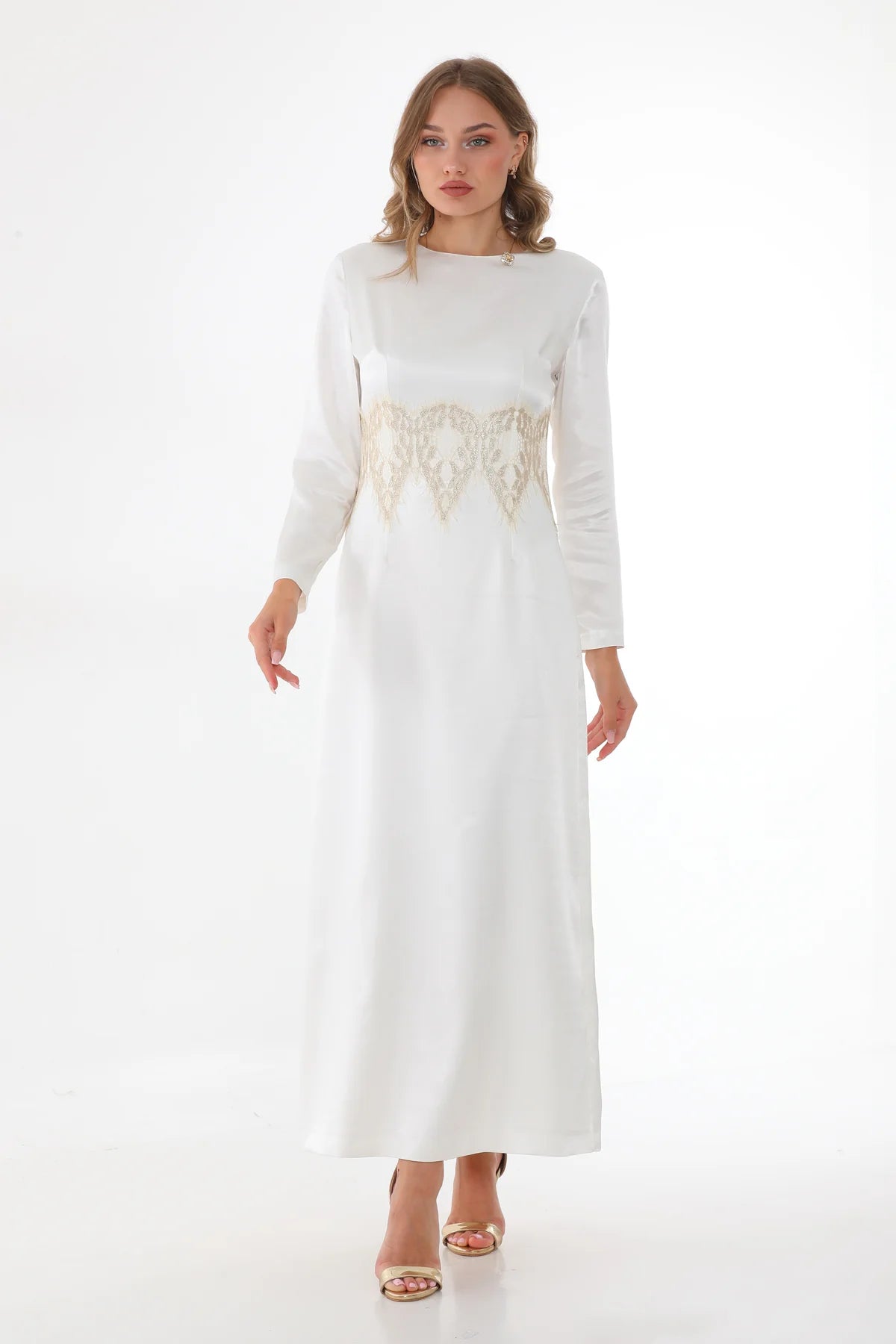 S&D Divanita Dress Ecru