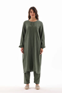 ECM Long Tunic Set Green