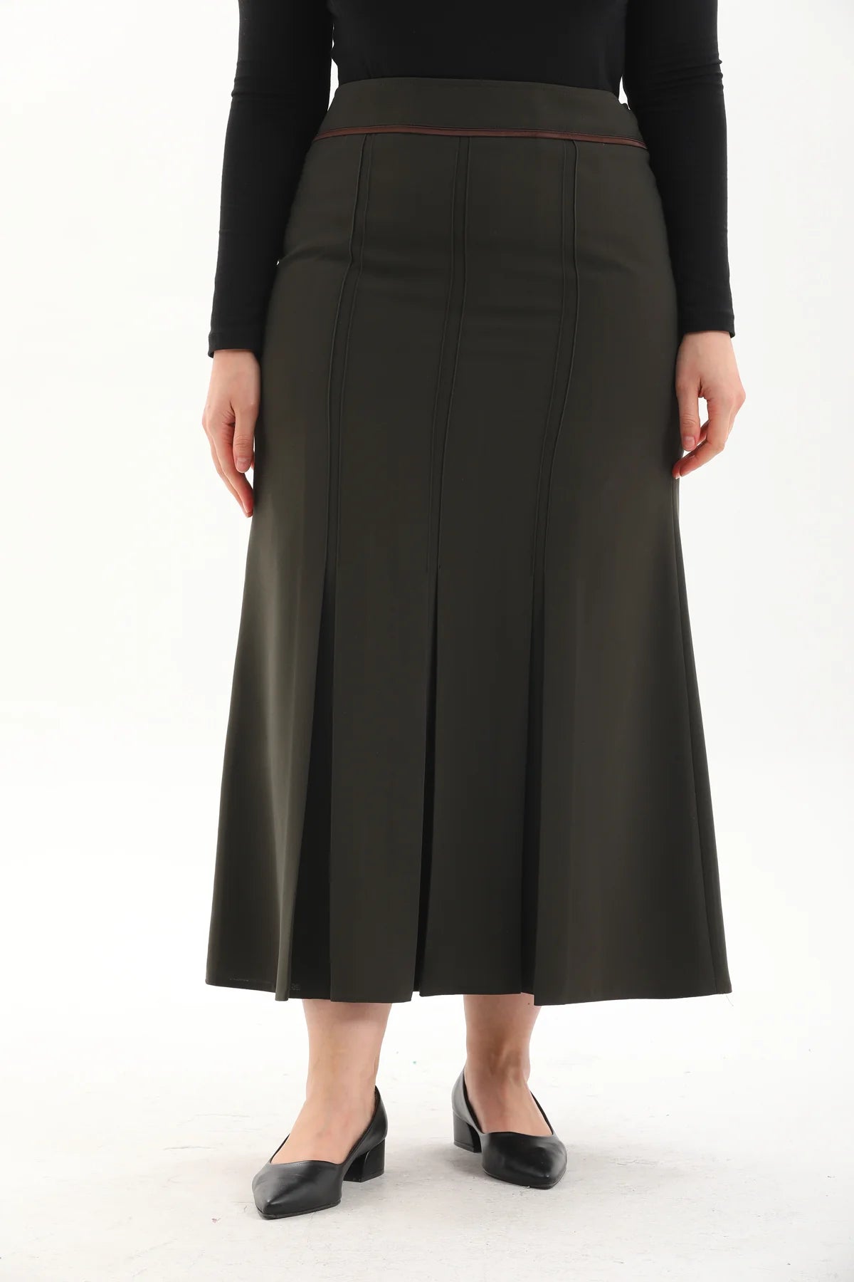 PKR Zennup Skirt Khaki