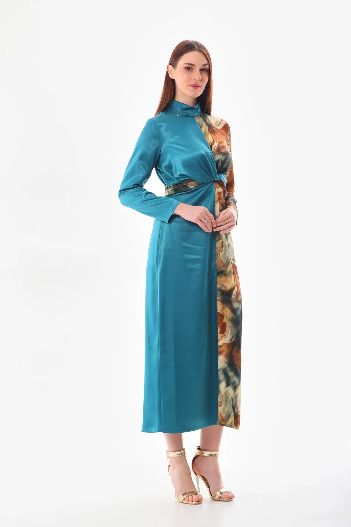 S&D Umberto Dress Emerald