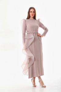 S&D Frida Dress Mysterious Beige