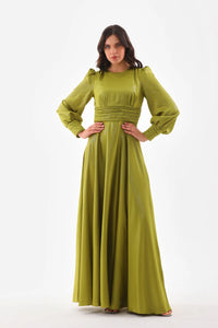 DMN River Dress Pistachio Green