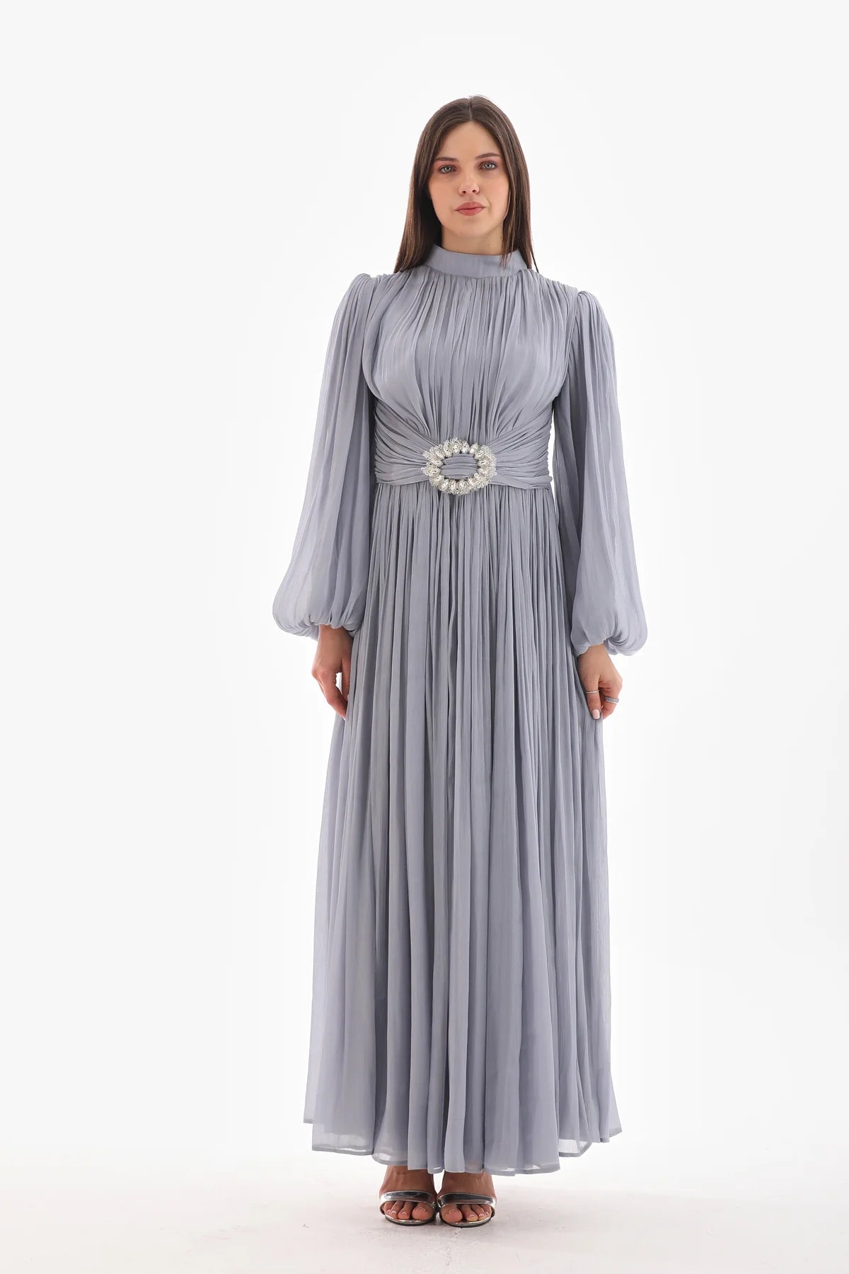 T&Y Grazia Dress Gray