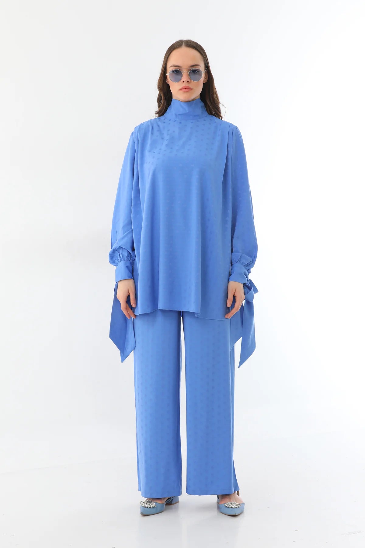 MPH Suzane 2 Piece Set Blue