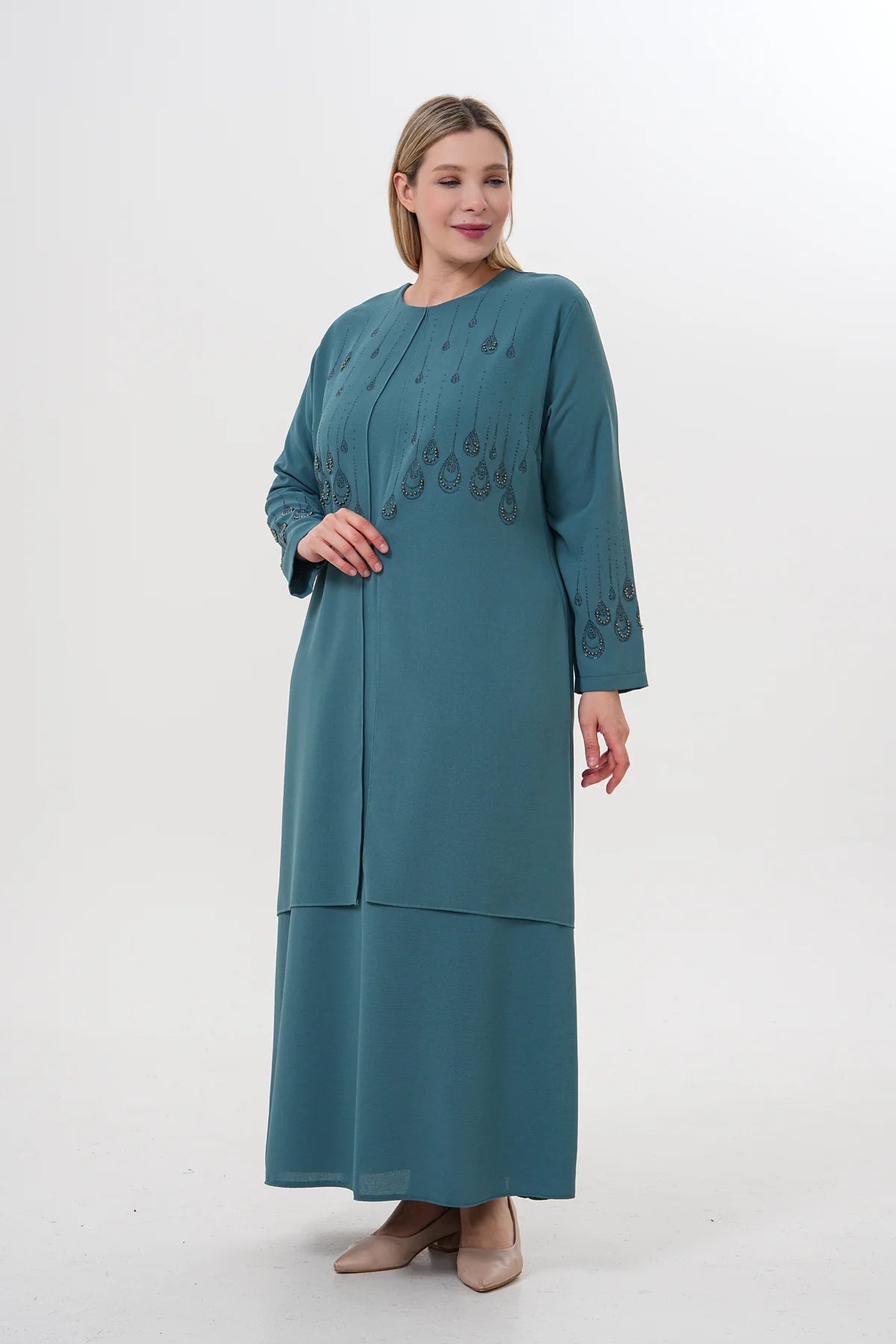 O&F Alanah Dress Mint