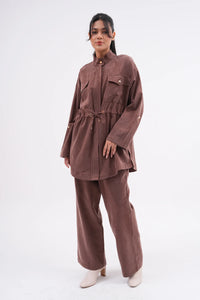 HLY Princess Pants Set Brown