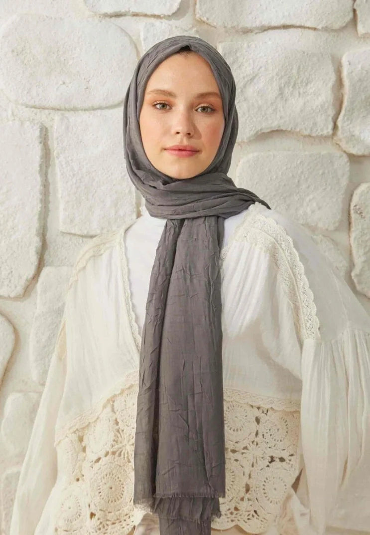 Fresh Scarf Bamboo Shawl Anthracite