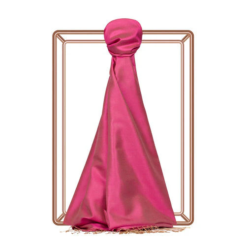 Ipekevi 927 Cherry Blossom Reversible Silk Shawl