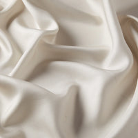 Ipekevi 01116 Ecru Plain Silk Twill Scarf