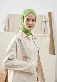 Fresh Scarf Bamboo Shawl Apple