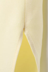 All Long Basic Tunic Light Yellow