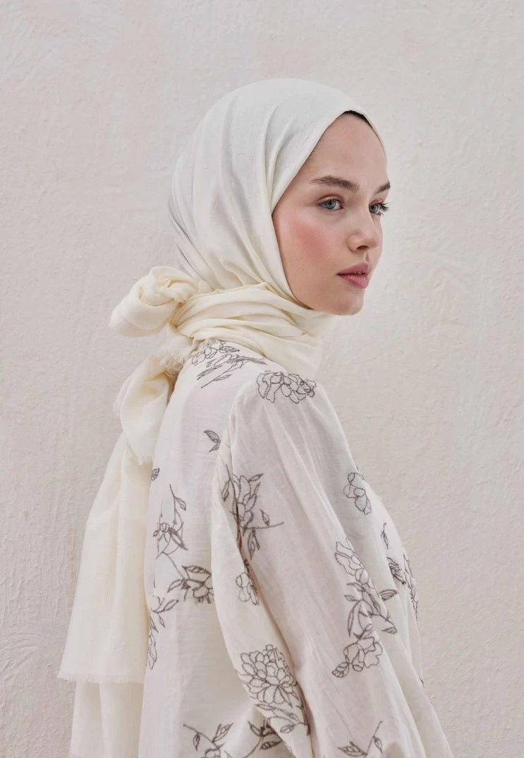 Fresh Scarf Bamboo Shawl Pearl