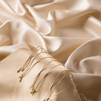 Ipekevi 927 Cream Reversible Silk Shawl