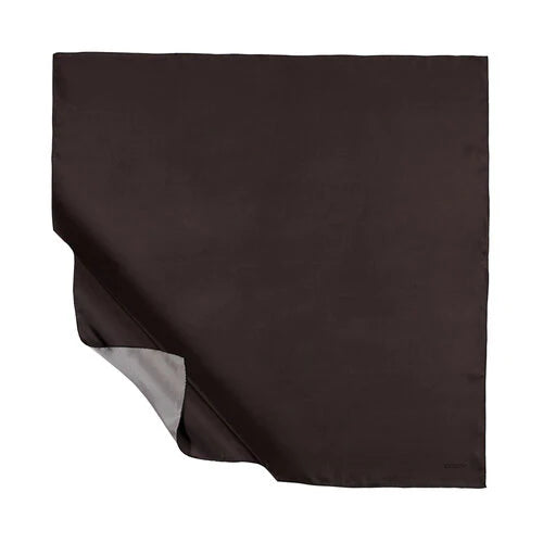 Ipekevi 01116 Chestnut Plain Silk Twill Scarf