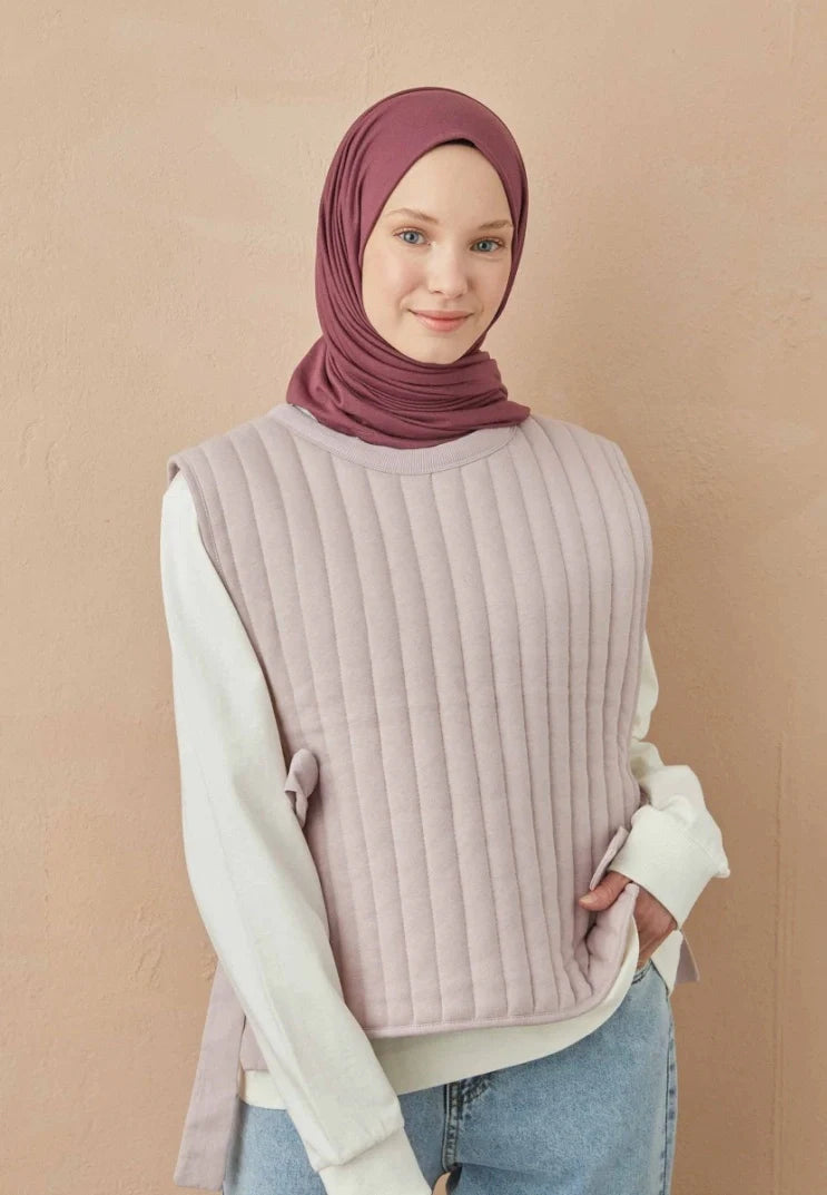 Fresh Scarf Jersey Shawl Damson