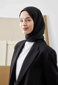 Fresh Scarf Bamboo Shawl Black