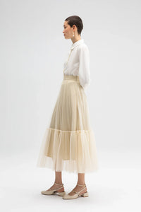 TCH 011 Tulle Skirt Gold