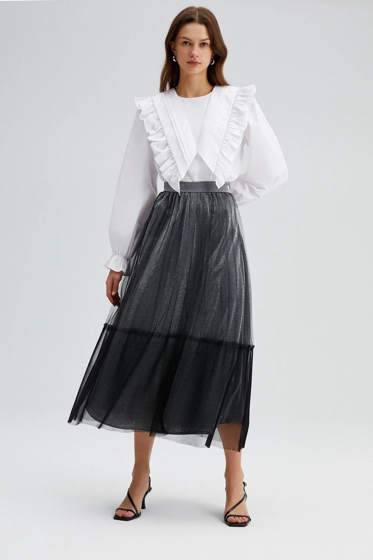 TCH 011 Tulle Skirt Black
