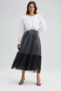 TCH 011 Tulle Skirt Black