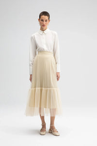TCH 011 Tulle Skirt Gold