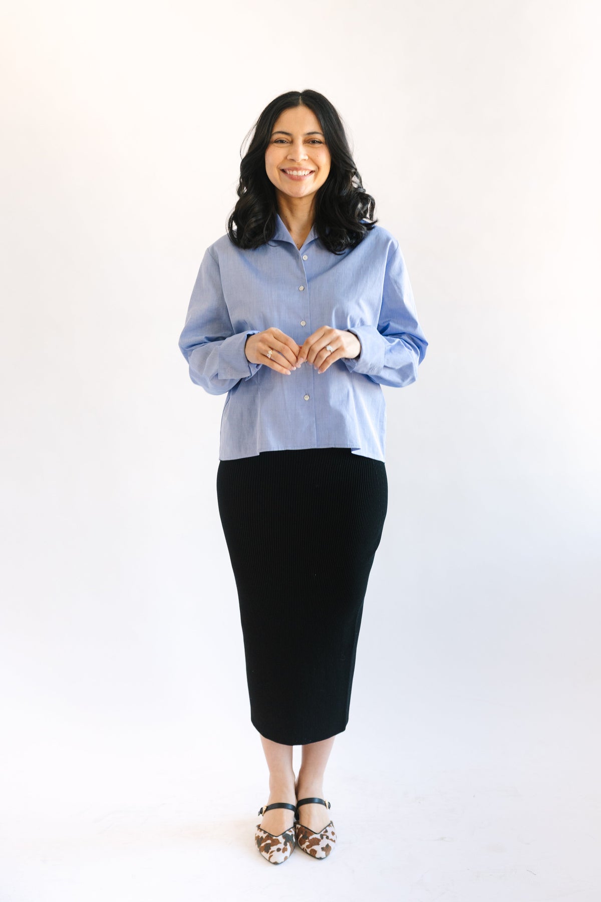 Tapered Button Down