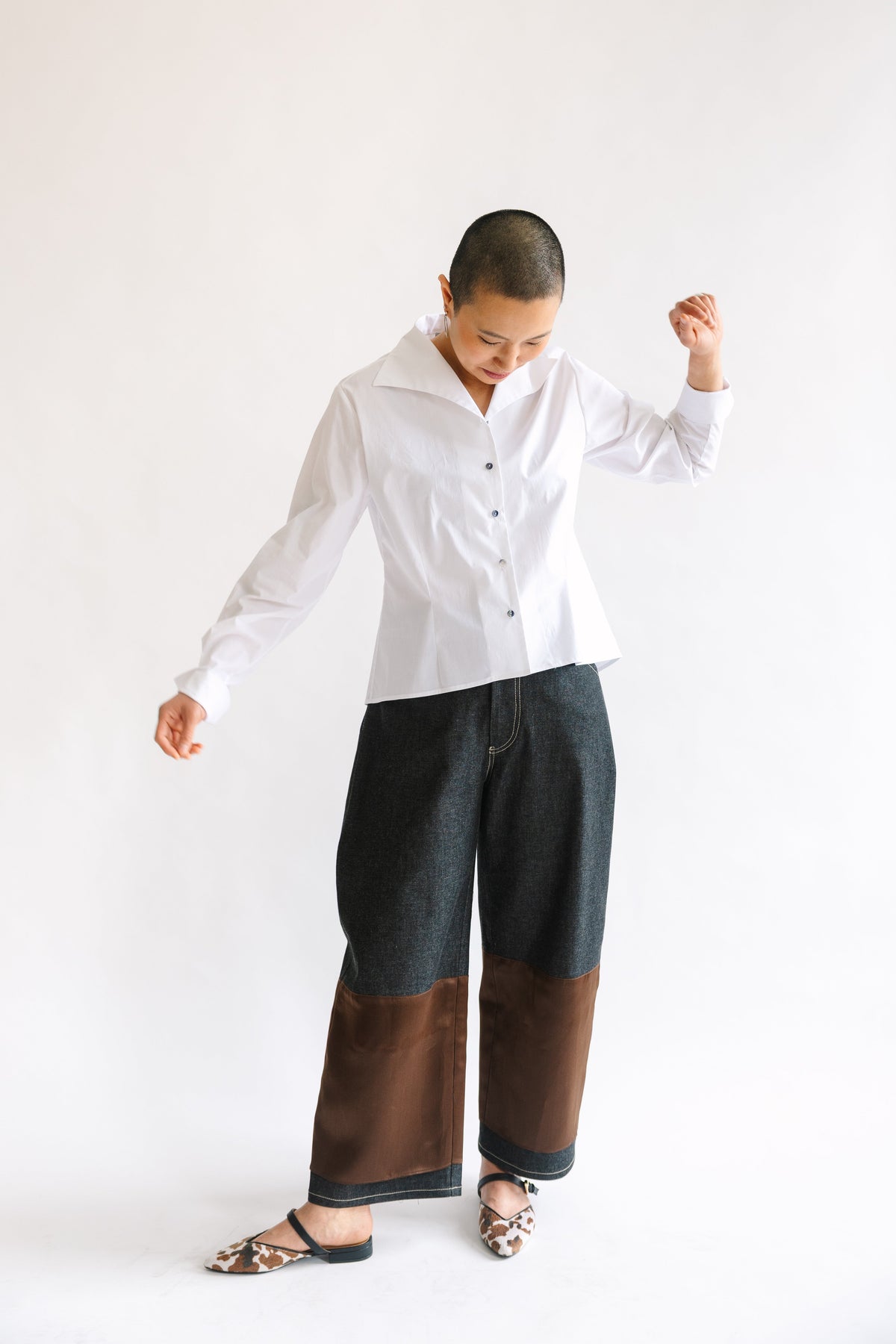 Tapered Button Down