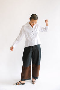 Tapered Button Down