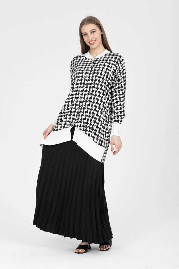 NLW Pleated Skirt Black