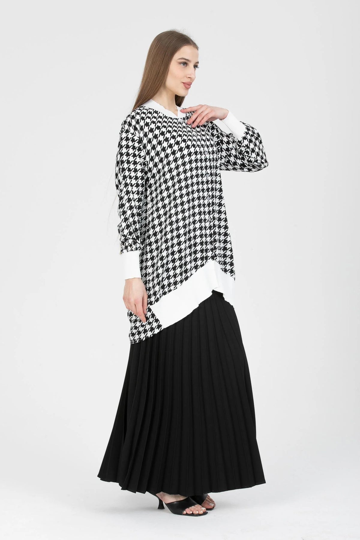 NLW Pleated Skirt Black
