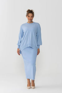 NLW Pencil Skirt Baby Blue