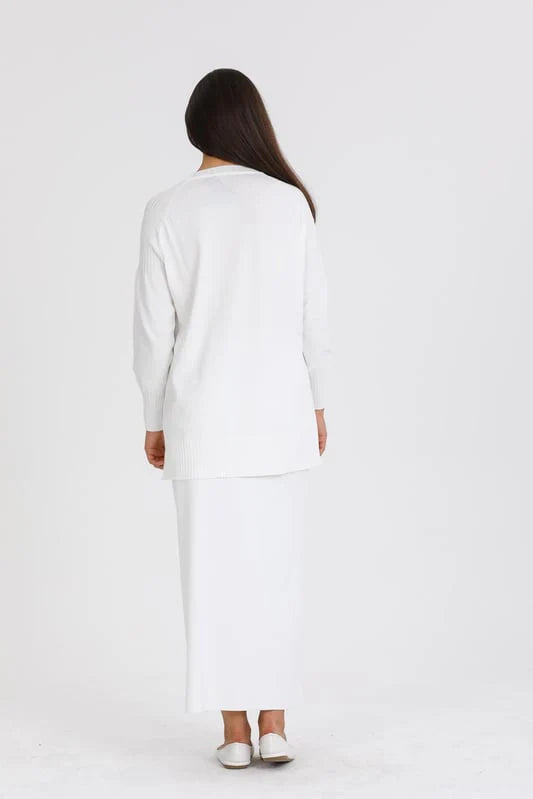 NLW Pencil Skirt White