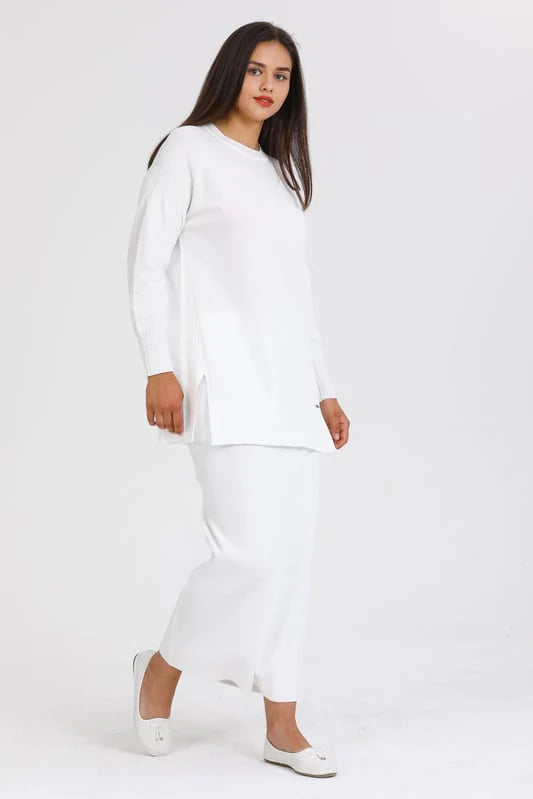 NLW Pencil Skirt White