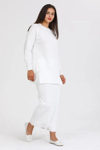 NLW Pencil Skirt White