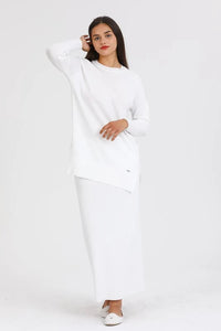 NLW Pencil Skirt White
