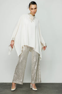 My3 Sequin Detailed Set Ecru&Beige