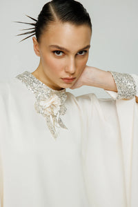 My3 Sequin Detailed Set Ecru&Beige