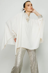 My3 Sequin Detailed Set Ecru&Beige