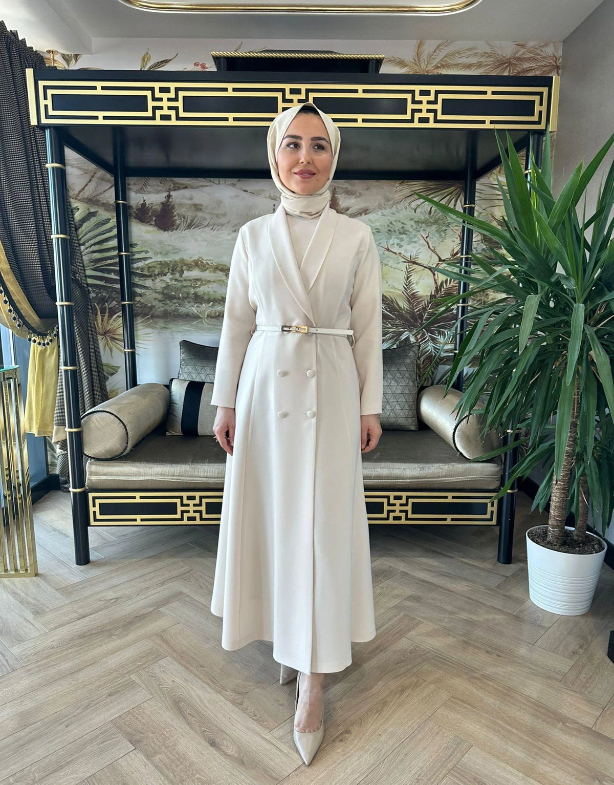 SC Aspen Jacket Dress Cream