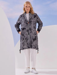 VV Abstract Printed Cape Black