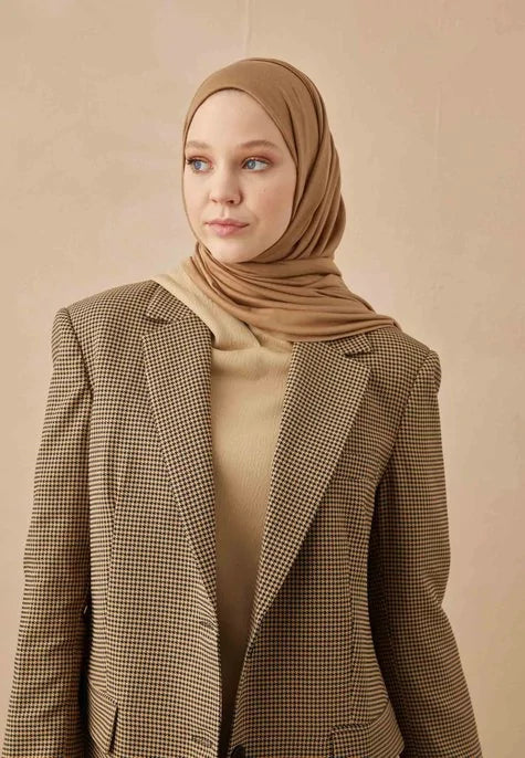 Fresh Scarf Jersey Shawl Latte