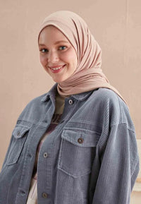 Fresh Scarf Jersey Shawl Powder Pink