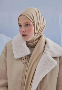 Fresh Scarf Jersey Shawl Sand