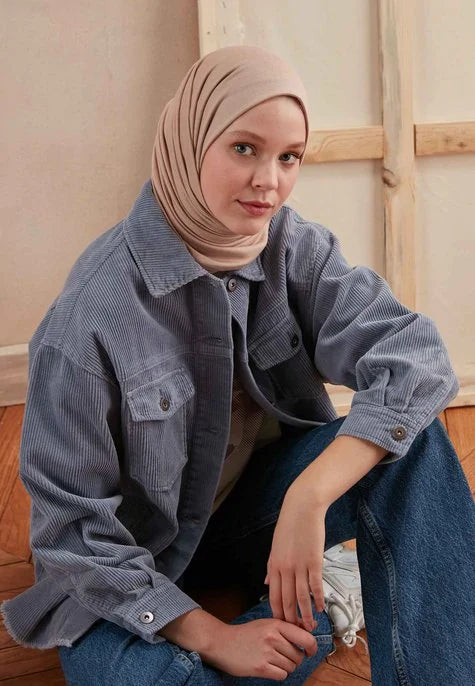Fresh Scarf Jersey Shawl Powder Pink