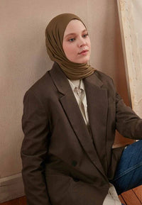 Fresh Scarf Jersey Shawl Khaki
