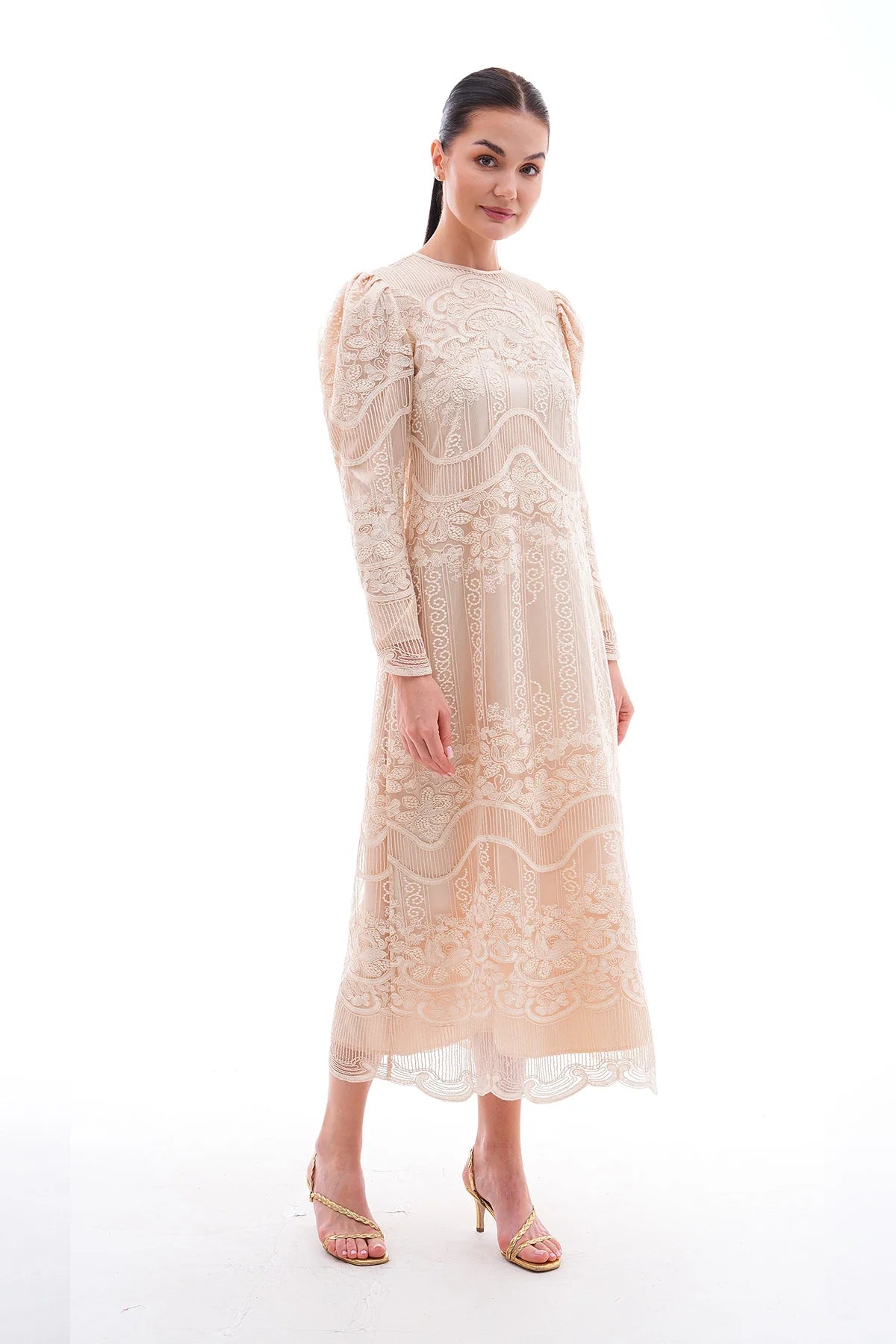 SC Teresa Lace Dress Cream